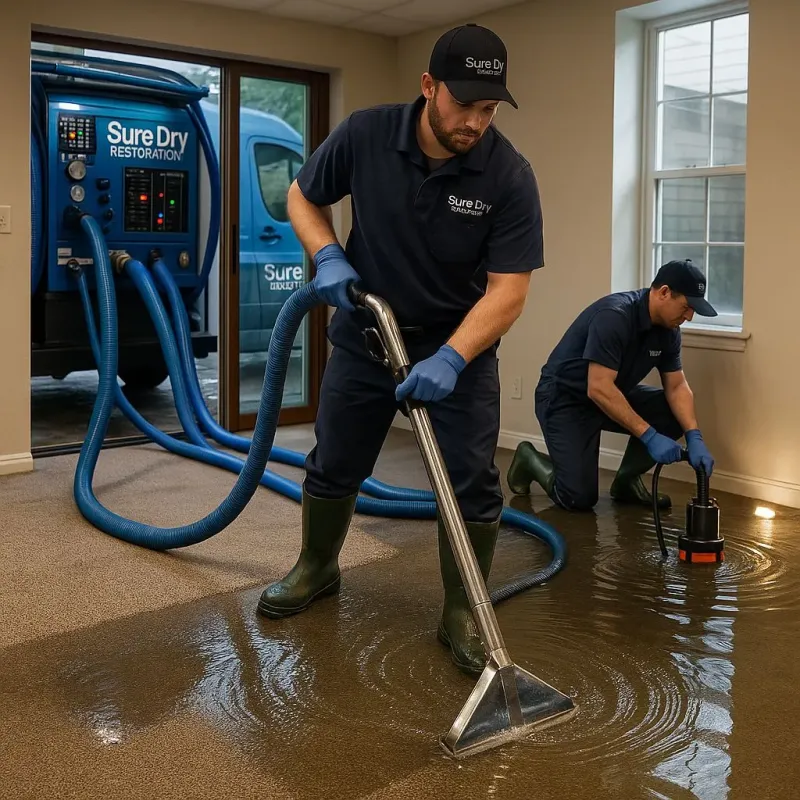 Water Extraction and Removal process in Maxton, NC